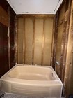 60  Vintage midcentury Modern Coral Pink Steel Bathtub  1959 