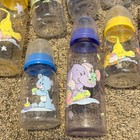 Vintage Baby Bottles Lot Nursery Decor Elephants Circus Animals Retro Set