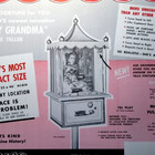 Genco Gypsy Grandma Arcade Flyer 1957 Original Fortune Teller Horoscope Game