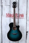 Yamaha Apx600 Thinline Cutaway Acoustic Electric Guitar Oriental Blue Burst