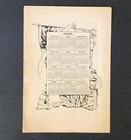1892 Calendar Each Month Has Art 8 Pages 13 Physical Pages Antique Ephemera
