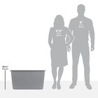 Extra Large Storage Bin  30 Gallon Plastic Storage Container With Snap-on Lid  G