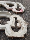 Architecture Salvage Reclaimed Wood Corbel Furniture Parts 24  Ornate White 2 Pc