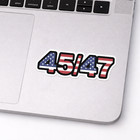 Trump American Flag Donald 2024 President Maga Car Decal sticker 02