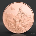 2 Oz Frazetta Swordsman Of Mars Copper Round  999 Fine Copper Bullion 2 Avdp
