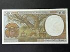 Unc au Central Africa Chad  500 Francs Cinq Cents Francs Banknote