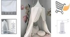 Kids Bed Canopy Mosquito Net For Baby Crib Twin Queen Play Room Decor