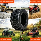Set 2 18x8 50-10 Skid Steer Tires 18x8 5x10 8 Ply Sks Industrial Loader Tubeless