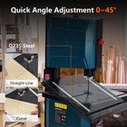 8 Inch Band Saw  0-45 Tilting Range  3a   1800rpm Pure Copper Motor Bandsaw