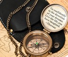 Antique Vintage Brass Pocket Compass Brass Nautical Compass Marine Compass Gift