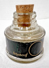 Vintage Higgins American India Drawing Ink Bottle W Cork Empty Glass Bottle