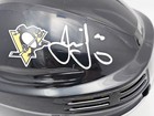 Jaromir Jagr Signed Pittsburgh Penguins Black Mini Helmet Beckett Wit