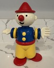      Vtg Ambi Toys    charlie Clown    Baby   Toddler Toy - Made In Holland