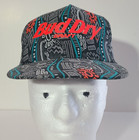 Vintage 90s Hat Bud Dry Draft Aop Snapback Promo Hat cap  Made In Usa