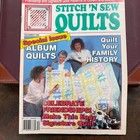 Stitch  n Sew Quilts Magazine---8  100s Of Patterns Rare Vintage 6-1990  2-1991
