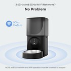 4l  Automatic Cat Feeders Wifi Timed Large Capacity Auto Dog Food Dispenser