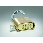 Master Lock 175 Combination Padlock  Body Height 1 1 2 In  Body Material Brass 
