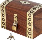 Coin Bank Money Saving Box - Banks For Adults - Wood Vacation Piggy Ban