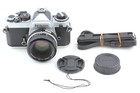  mint  Nikon Fe Silver 35mm Film Slr Camera Ai Nikkor 50mm F 1 8 Lens From Japan