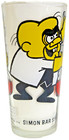 Vtg Pepsi Collector Series Promo Glasses Underdog Villain Simon Bar Sinister