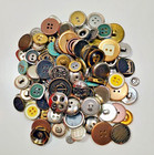 Mix Of New Old Stock Buttons X 1 Bag Metal And Metal Coated Button Lot B60