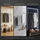 24   Towel Bar Stainless Steel For Bathroom Towel Rack Wall Mounted Bathroom