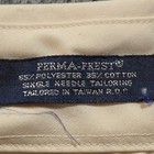 Vintage Stratum Shirt Mens 15 5 Beige Long Sleeve Dress Perma-prest Sears 70s