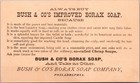 Vintage 1880 s Beautiful Victorian Woman Borax Soap Antique Trade Card Pa 