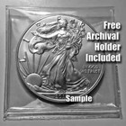 2003 Silver Eagle 1oz  999 Silver Coin From U s  Mint Fresh Tube   Bu