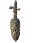 Vintage Nepali Wood Hand Carved Sarangi Folk Music Instrument No Bow