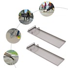 28 x8  Stainless Steel Concrete Slider Knee Boards Pair Sliding Boards With Pads