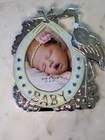 Heart s Sign Silver Baby Boy Keepsake Set Stork Photo Frame Tooth   Curl New Box