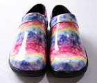 Klogs Women s Mission Print Slip Resistant Shoes Cd4 Colorrun Patent Size Us 8 5