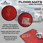 Floor Mats Fits Kenworth W900  T600  T660  2006-2019  Truck Floor Mats Red 