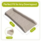 Gardenised Rain Gutter Downspout Splash Blocks Drainage Guards Direct Runoff
