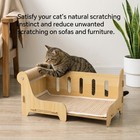 Cat Pet Chair Scratching Chair Wood Lounge Scratcher Sofa Bed Furniture Indoor