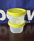 Tupperware Modular Mates Round  1 Container 200ml Set Of 2 Margarita Seal New