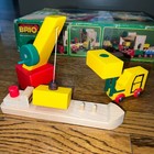 Vintage Brio Special Miniature Railway Train City Set 1970s 80s Wood