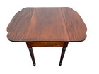 67126 Antique Mahogany Dropleaf Dining Table Hand Made