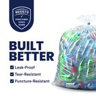 Plasticplace 55-60 Gallon Trash Bags - Clear  Case Of 100 Garbage Bags