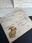 Correspondence Letter From Wwii 1943  Army  Navy  Marine Corps Camp Lejeune N c