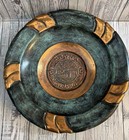 Vintage Jerusalem Brass Wall Plate Holy Land Souvenir Old City Relief 10   