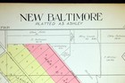 1916 Plat Map City Of New Baltimore Macomb County Michigan Oak Park Acres