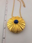 Vintage Estee Lauder Solid Perfume Pendant With Chain