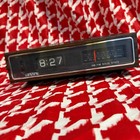 Vintage Lumitime R-661 Am fm Solid State Flip Clock Radio Alarm     Walnut Case