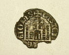 Spain Silver Medieval Coin  dinero   Sancho Iv  1284-1295    64