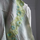 Gorgeous 90s Aiddai Felt And Silk Lightweight Jacket cardigan