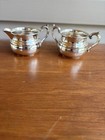 Gorham Sterling Silver Sugar Bowl   Creamer Set - No  1202   1203 - 110 Grams