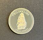 2010 Pitcairn Islands   Unc  2 Two Dollars Coins H m a v Bounty