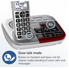 Panasonic  Kx-tgm450s Cordless Amplified Phone Answering Machine Hearing Helper